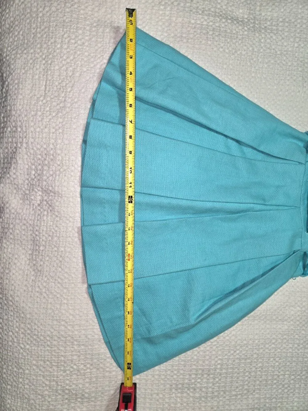 Neck & Neck Girls Aqua Blue Textured Party Dress Size 4-5Y Bow Sash Easter Weddi